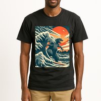 Japanese Monster Kaiju Funny Art Tall T-Shirt