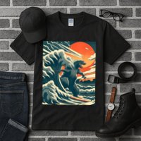 Japanese Monster Kaiju Funny Art Tall T-Shirt