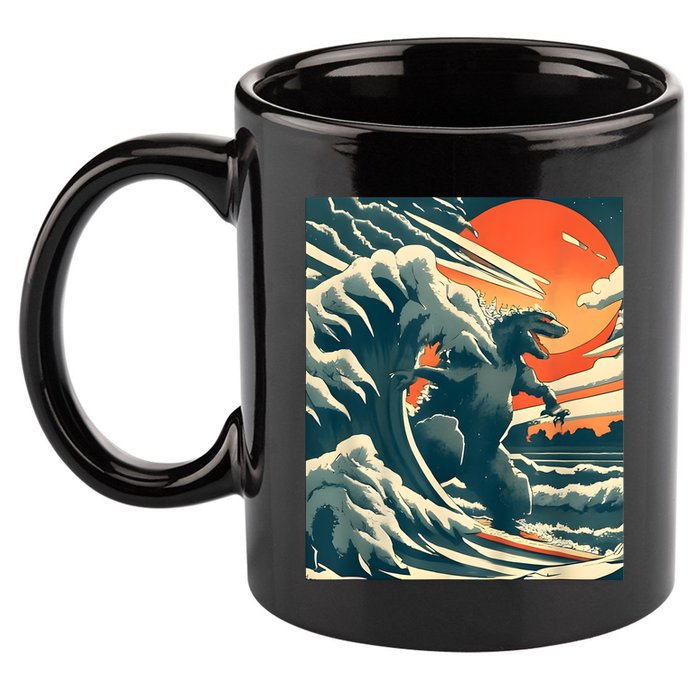 Japanese Monster Kaiju Funny Art 11oz C Handle Ceramic Mug