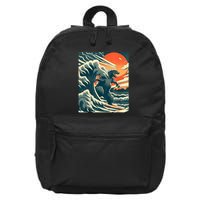 Japanese Monster Kaiju Funny Art 16 in Basic Backpack