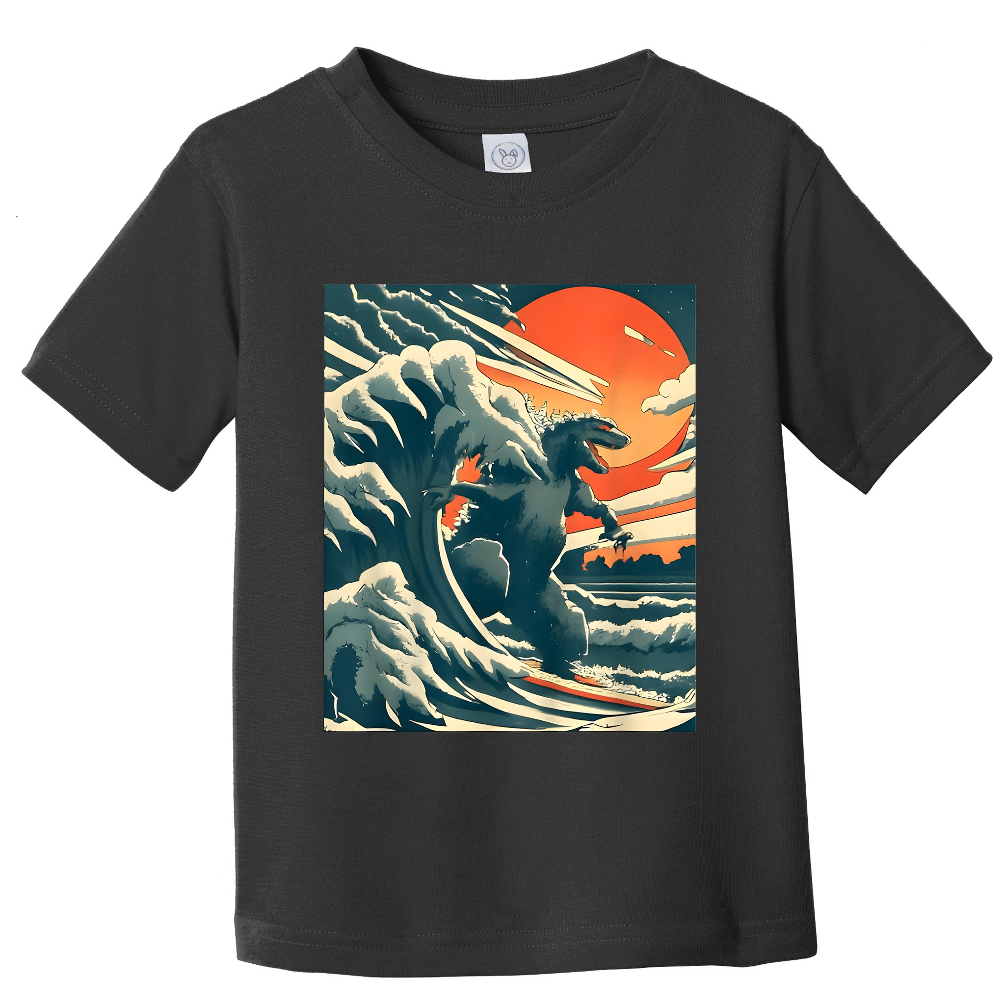Japanese Monster Kaiju Funny Art Toddler T-Shirt