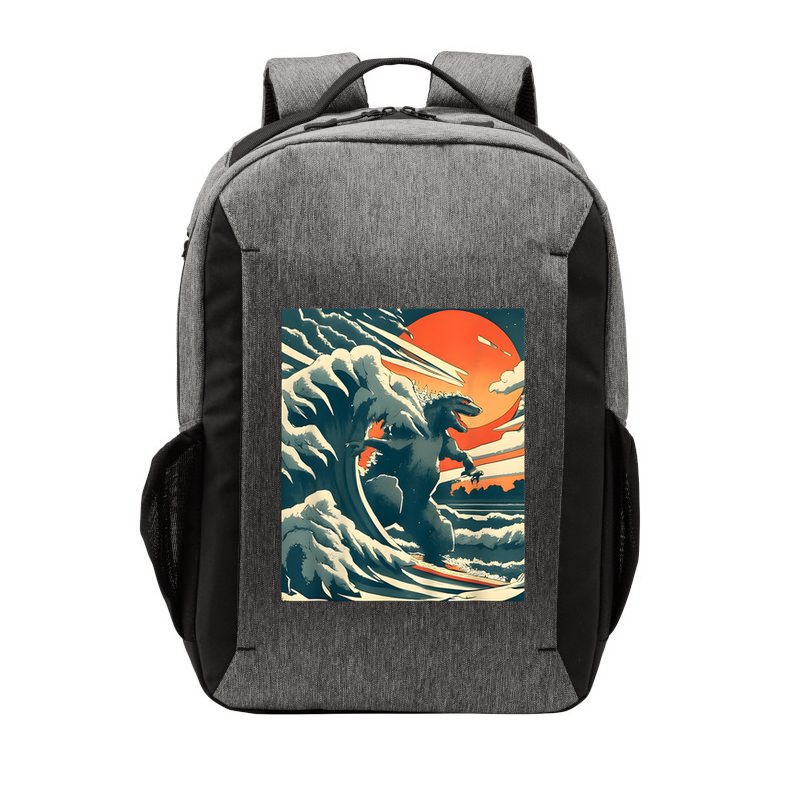 Japanese Monster Kaiju Funny Art Vector Backpack