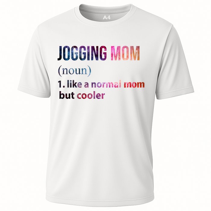 Jogging Mom Like A Normal Mom But Cooler Cooling Performance Crew T-Shirt