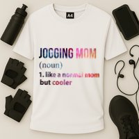 Jogging Mom Like A Normal Mom But Cooler Cooling Performance Crew T-Shirt