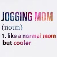 Jogging Mom Like A Normal Mom But Cooler Cooling Performance Crew T-Shirt