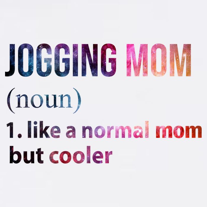 Jogging Mom Like A Normal Mom But Cooler Cooling Performance Crew T-Shirt