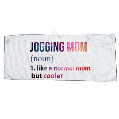 Jogging Mom Like A Normal Mom But Cooler Large Microfiber Waffle Golf Towel