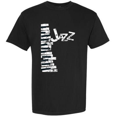 Jazz Music Lover Vintage Piano Jazz Garment-Dyed Heavyweight T-Shirt