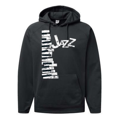 Jazz Music Lover Vintage Piano Jazz Performance Fleece Hoodie