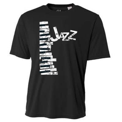 Jazz Music Lover Vintage Piano Jazz Cooling Performance Crew T-Shirt