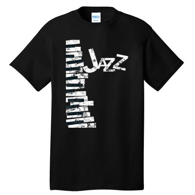 Jazz Music Lover Vintage Piano Jazz Tall T-Shirt