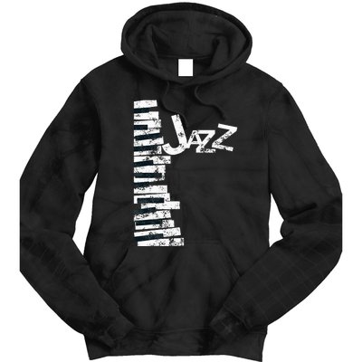 Jazz Music Lover Vintage Piano Jazz Tie Dye Hoodie