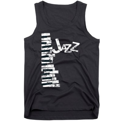 Jazz Music Lover Vintage Piano Jazz Tank Top