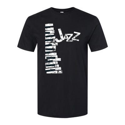 Jazz Music Lover Vintage Piano Jazz Softstyle CVC T-Shirt