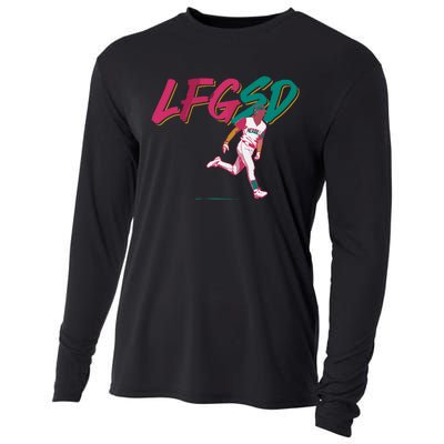 Jackson Merrill Lfgsd San Diego Padres Outfielder Cooling Performance Long Sleeve Crew