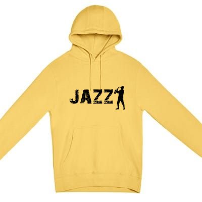 Jazz Musican Logo Premium Pullover Hoodie