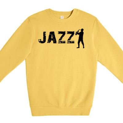 Jazz Musican Logo Premium Crewneck Sweatshirt