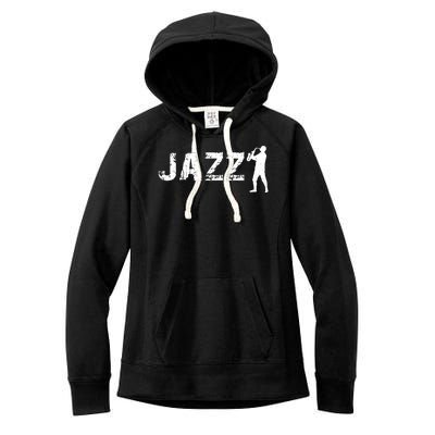 Jazz Musican Logo Women's Fleece Hoodie