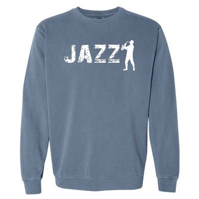 Jazz Musican Logo Garment-Dyed Sweatshirt