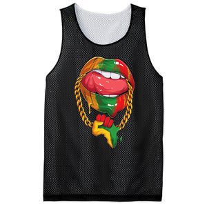 Juneteenth  Melanin Lips 19th Black History pride Mesh Reversible Basketball Jersey Tank