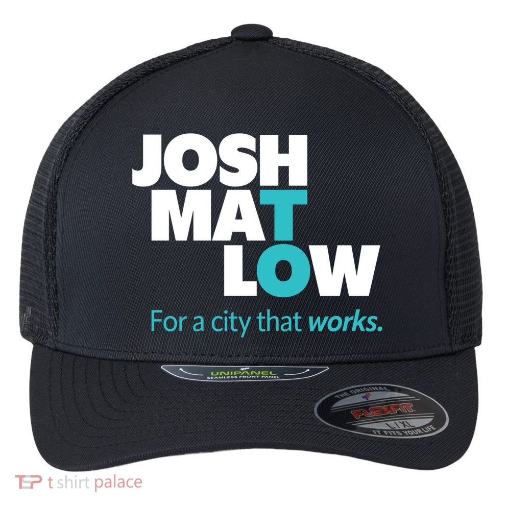 Josh Mat Low For A City That Works Flexfit Unipanel Trucker Cap