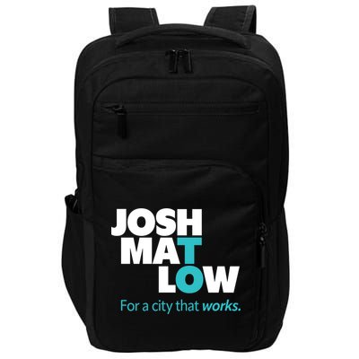 Josh Mat Low For A City That Works Impact Tech Backpack