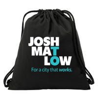Josh Mat Low For A City That Works Drawstring Bag