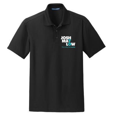 Josh Mat Low For A City That Works Dry Zone Grid Polo