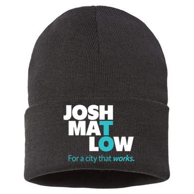 Josh Mat Low For A City That Works Sustainable Knit Beanie