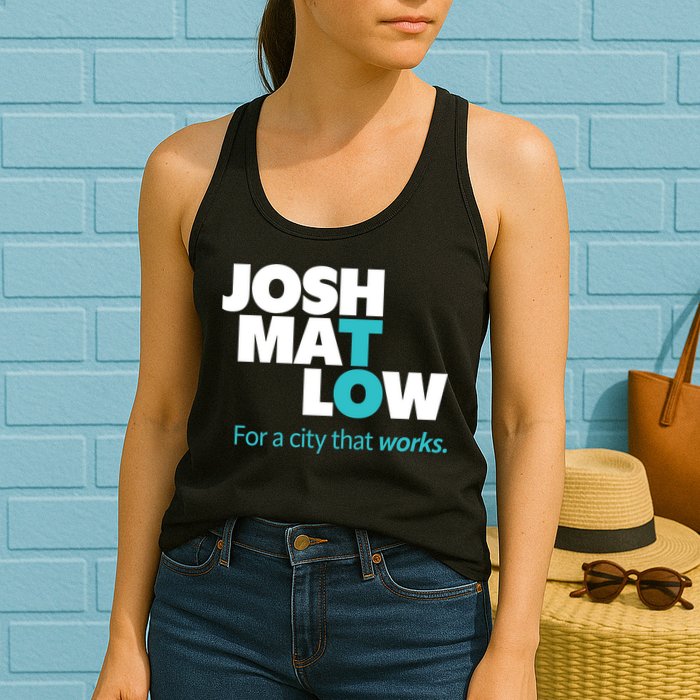 Josh Mat Low For A City That Works Womens Tank Top