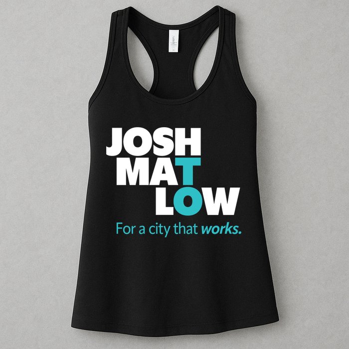 Josh Mat Low For A City That Works Womens Tank Top