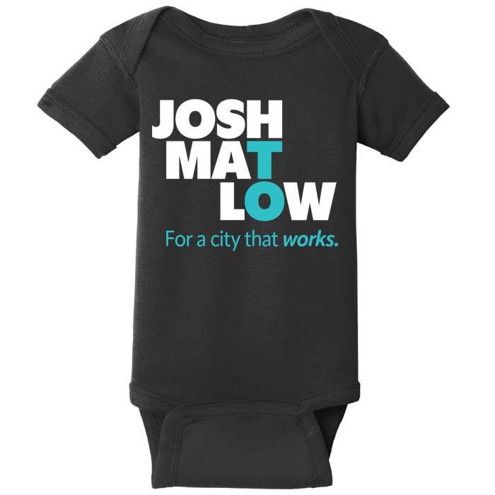 Josh Mat Low For A City That Works Baby Bodysuit