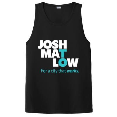 Josh Mat Low For A City That Works PosiCharge Competitor Tank