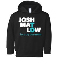 Josh Mat Low For A City That Works Toddler Hoodie