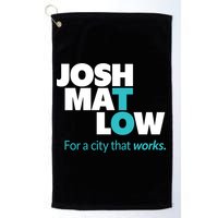 Josh Mat Low For A City That Works Golf Towel