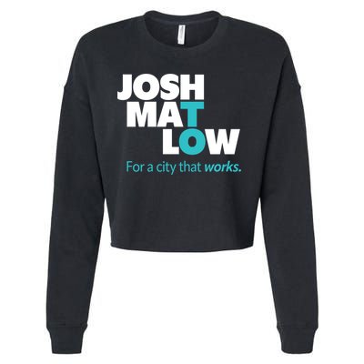 Josh Mat Low For A City That Works Cropped Pullover Crew