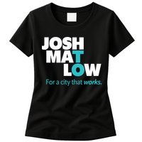 Josh Mat Low For A City That Works Womens T-Shirt