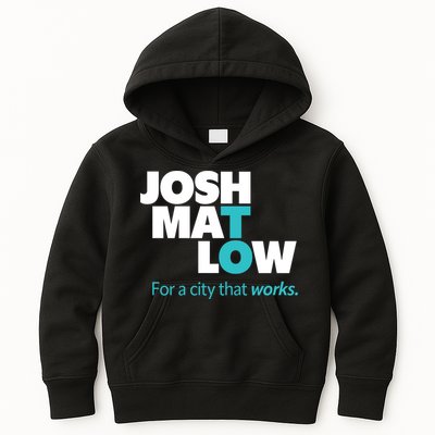 Josh Mat Low For A City That Works Kids Hoodie
