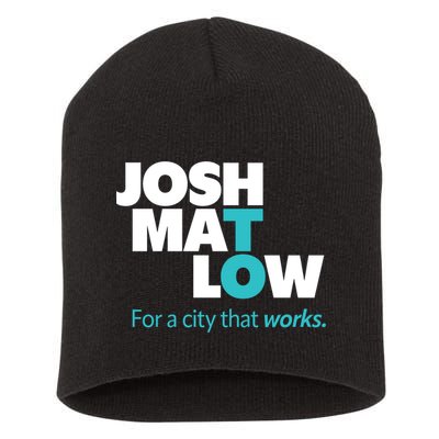 Josh Mat Low For A City That Works Short Acrylic Beanie