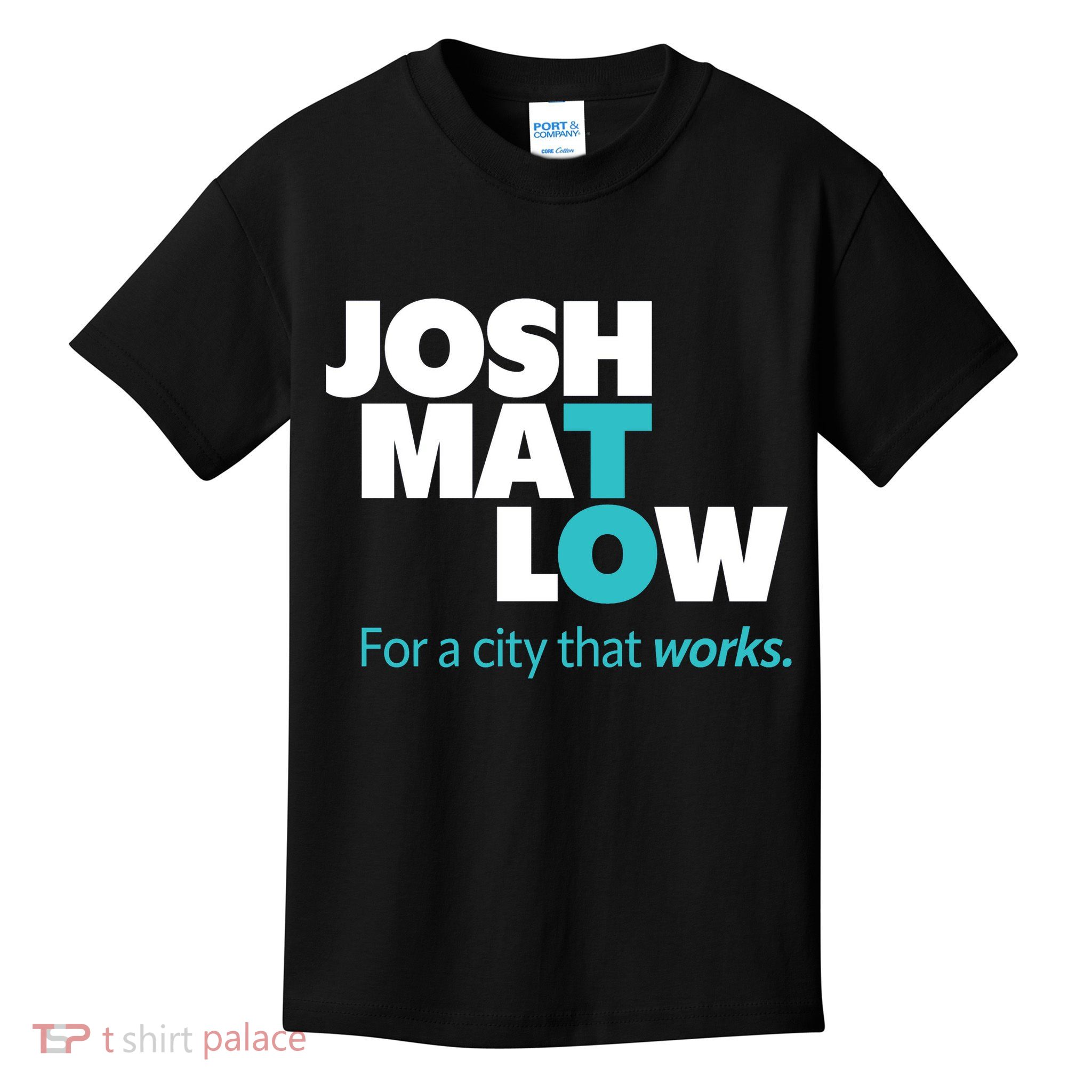 Josh Mat Low For A City That Works Kids T-Shirt