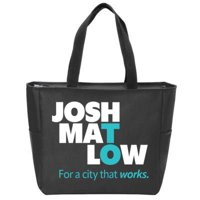 Josh Mat Low For A City That Works Zip Tote Bag
