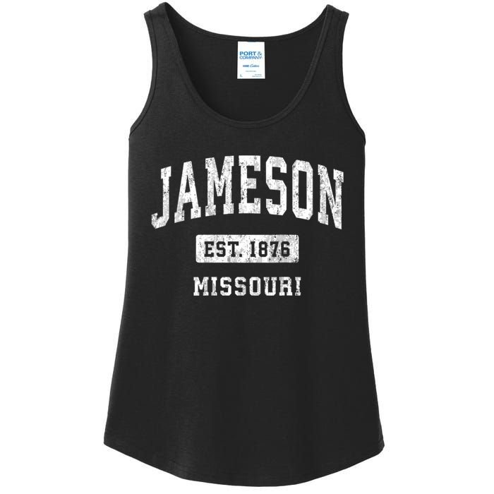 Jameson Missouri Mo Vintage Athletic Sports Ladies Essential Tank