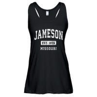 Jameson Missouri Mo Vintage Athletic Sports Ladies Essential Flowy Tank