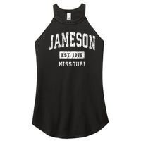 Jameson Missouri Mo Vintage Athletic Sports Women's Perfect Tri Rocker Tank