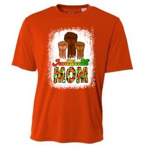 Juneteenth Mom Mother's Day Celebrating 1865 Black History Gift Cooling Performance Crew T-Shirt