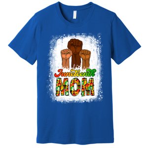 Juneteenth Mom Mother's Day Celebrating 1865 Black History Gift Premium T-Shirt