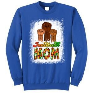 Juneteenth Mom Mother's Day Celebrating 1865 Black History Gift Tall Sweatshirt