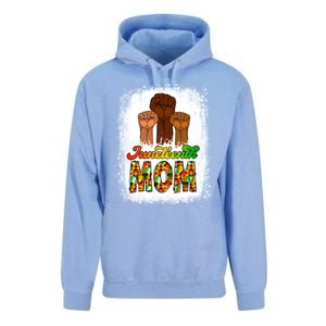 Juneteenth Mom Mother's Day Celebrating 1865 Black History Gift Unisex Surf Hoodie