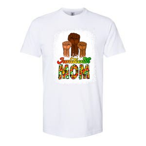 Juneteenth Mom Mother's Day Celebrating 1865 Black History Gift Softstyle CVC T-Shirt