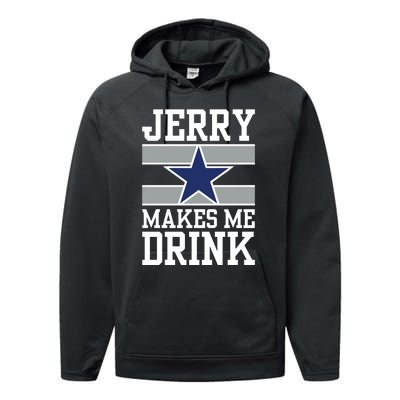 Jerry Makes Me Drink Performance Fleece Hoodie